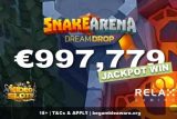Snake Arena Dream Drop Jackpot Slot Big Win