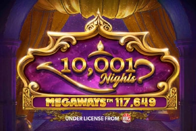 10001 Nights Megaways Slot Logo