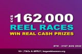 August 2022 Casumo Reel Races - Win Real Cash