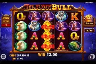 Black Bull Free Spins Bonus Game