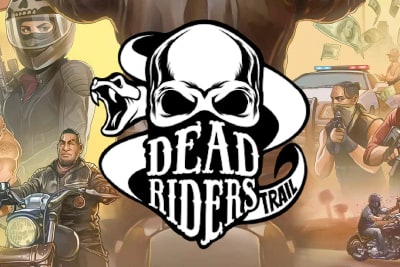 Dead Riders Trail Slot Logo