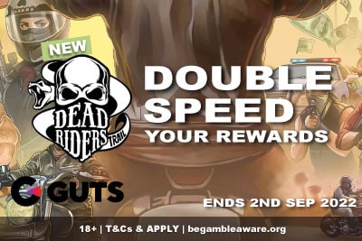 Get Your GUTS Casino Double Rewards - Dead Riders Trail Slot