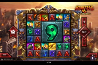 Monsters vs Gigablox Mobile Slot Game