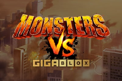Monsters vs Gigablox Slot Logo