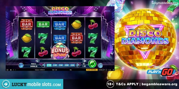 Play'n GO Disco Diamonds Online Slot Game