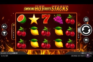 Smoking Hot Fruits Stacks Mobile Slot Game