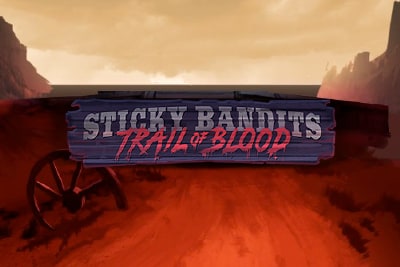 Sticky Bandits Trail of Blood Slot Logo