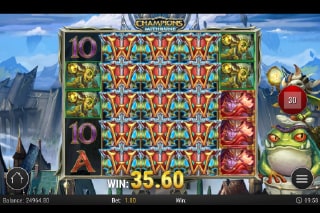 Champions of Mithrune Slot Win