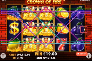 Crown of Fire Slot Wilds