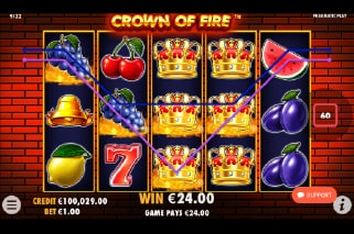 Crown of Fire Slot Win