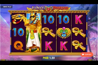 Funky Pharaoh Free Spins Bonus