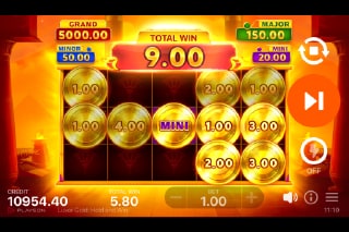 Luxor Gold Hold and Win Free Spins Win
