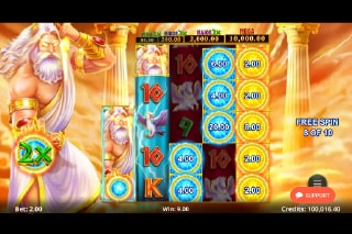 Wild Link Zeus Slot Free Spins Bonus