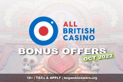 All British Casino Bonus Offers - Oct 2022
