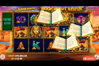 Book of Tut Respin Free Spins Scatters