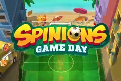 Spinions Game Day Slot Logo