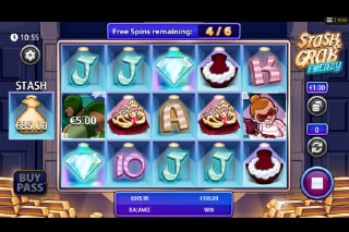 Stash and Grab Frenzy Free Spns Win