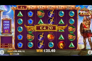 Sword of Ares Slot Free Spins Bonus
