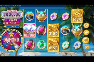 Diamond Sands Mobile Slot Game