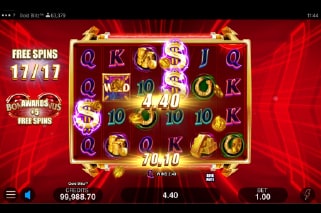 Gold Blitz Free Spins Bonus