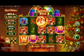 Piles of Presents Mobile Slot Game