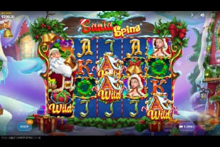 Santa Spins Slot Wild Santa & Wilds