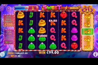 Sweet PowerNudge Slot Sweet Spins Multiplier