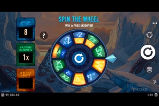 Tigers Ice Free Spins Bonus Wheel