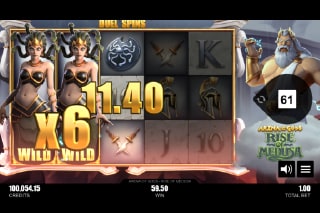 Arena of Gods Rise of Medusa Slot Win with Multipliers
