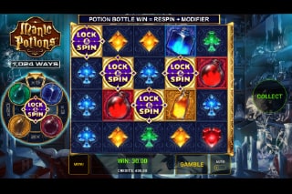 Manic Potions Slot Win