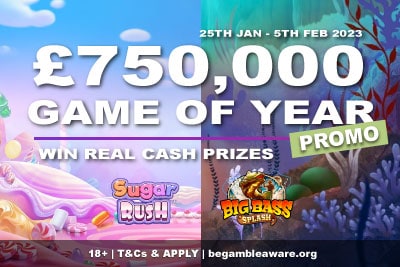 £750,000 Mr Green UK Slots Promo - Game of The Year