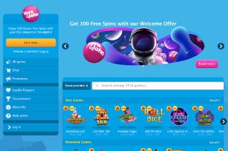 Vera & John Casino Lobby with Welcome Bonus