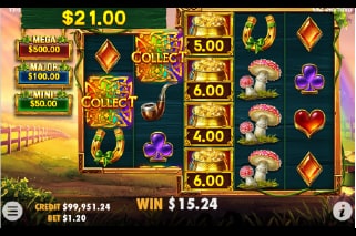 Wild Wild Riches Money Collect Feature