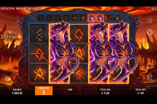 Book of Inferno Free Spins Bonus
