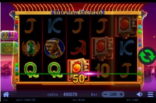 Cleopatras Diamonds Slot Win