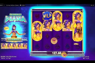 Divine Riches Diana Free Spins Bonus