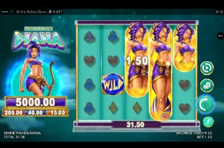 Divine Riches Diana Slot Win