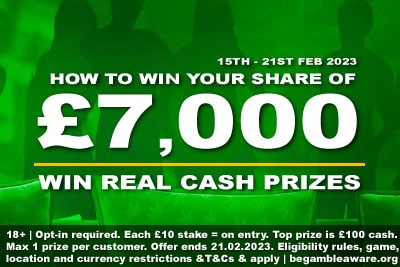 Mr Green UK Casino - Win A Share of £7,000 Promo