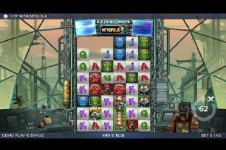 Nitropolis 4 Slot Expanding Reels