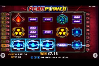 Peak Power Free Spins Bonus