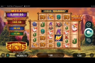 Wolf Blaze Megaways Mobile Slot Game