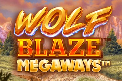 Wolf Blaze Megaways Slot Logo