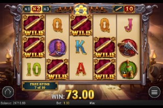 Wild Bandolier Free Spins Bonus Win