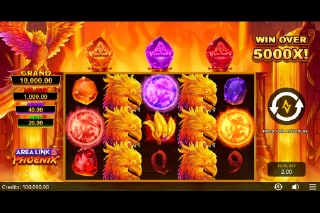 Area Link Phoenix Mobile Slot Game