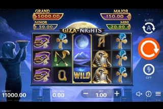 Giza Nights Mobile Slot With Wild Reel