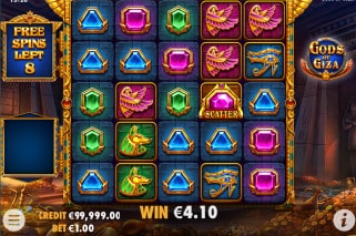 Gods of Giza Free Spins Bonus