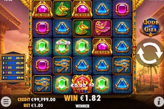 Gods of Giza Slot Win