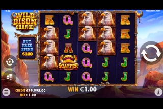 Wild Bison Charge Mobile Slot Game
