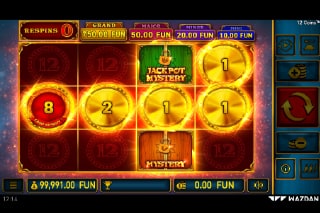 12 Coins Hold The Jackpot Bonus Game
