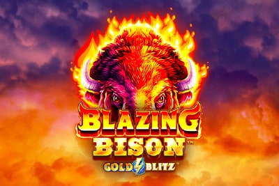 Blazing Bison Gold Blitz Slot Logo